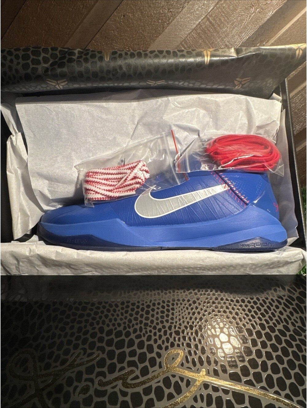 NIB Nike Men’s 13 Kobe 5 Protro 'LA Dodgers' Hyper Royal Blue IO6256-400